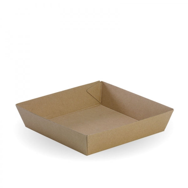 240 #2 KRAFT CORRUGATED FOOD TRAY 178*178*45