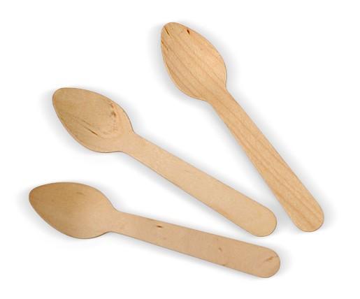 Coated Wooden Tea Spoon