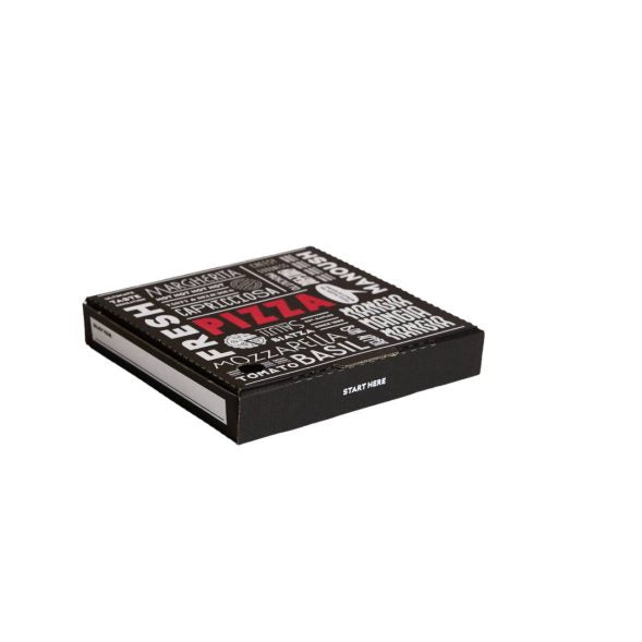 9" Pizza Box - White-Printed Selections
