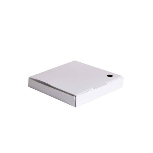 9" Pizza Box (White/Brown)