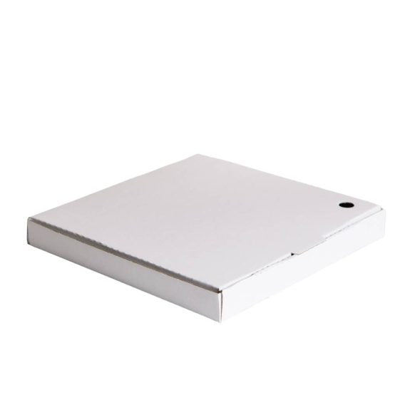 13" Pizza Box (White/Brown)