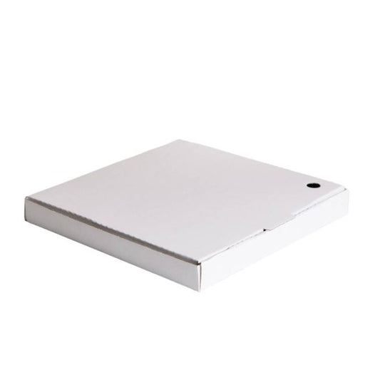 13" Pizza Box (White/Brown)