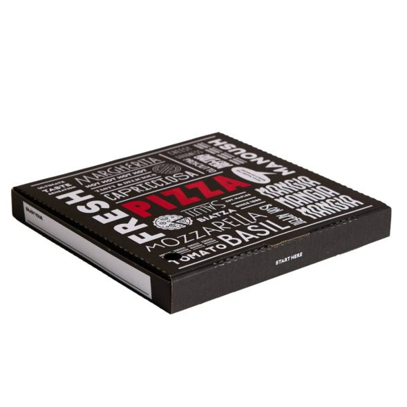 15" Pizza Box - White-Printed Selections
