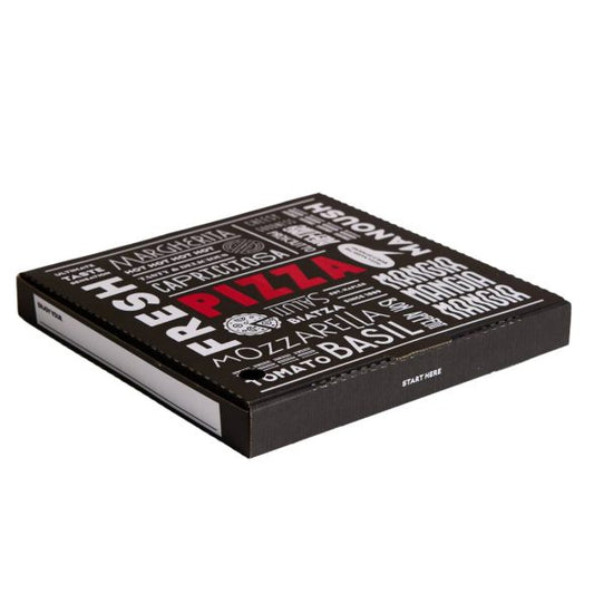 15" Pizza Box - White-Printed Selections