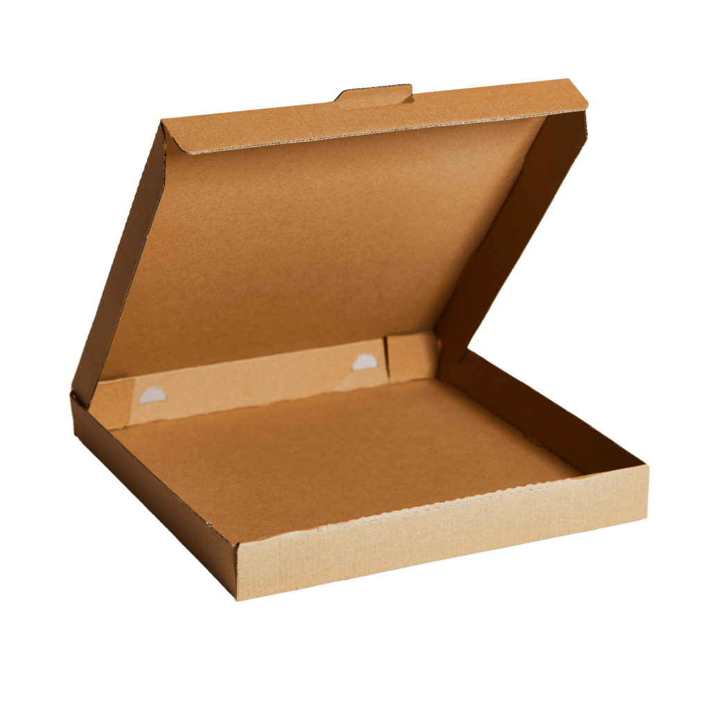 13" Pizza Box - Brown/Brown