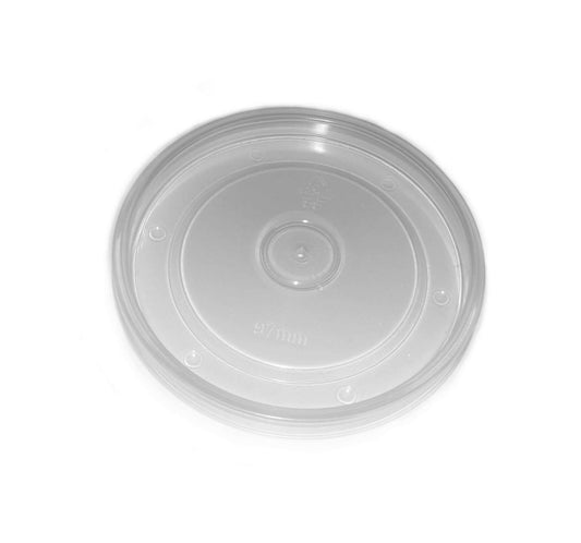 PP Lids 98mm-Fits 8/12/16oz Bowl 500pc/ctn
