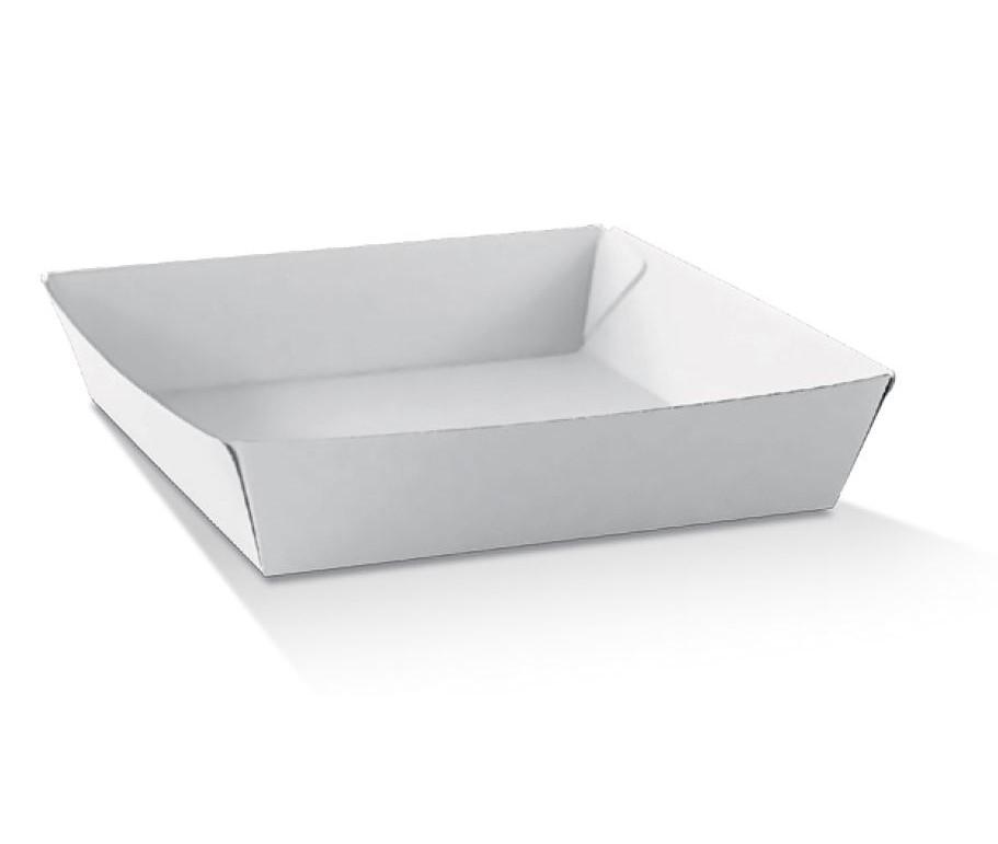 White Corrugated Tray / Large250pc/ctn