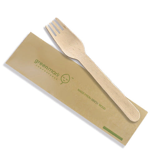 Wooden Fork 160mm Individually Wrapped